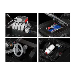 Конструктор дитячий Спортивний автомобіль Brick Set Black 1439 шт. - мініатюра 6