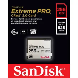 Карта пам'яті SanDisk 256GB CFast 2.0 Extreme Pro (SDCFSP-256G-G46D) - мініатюра 2