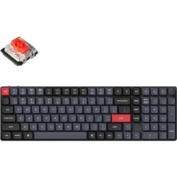 Клавіатура Keychron K17 PRO Gateron MX 2.0 Red QMK Hot-swap Wireless/Bluetooth/USB-А UA Black (K17P-H1-UA) - мініатюра 1