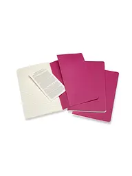Записник Moleskine Cahier середній, Лінійка Кінетичний Рожевий (CH016D17) - мініатюра 4