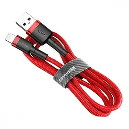 Кабель Baseus Cafule Lightning Cable 2A (3m) red (CALKLF-R09) - мініатюра 9