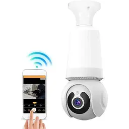 IP-камера відеоспостереження RIAS Q26 E27 White - мініатюра 2