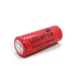 Акумулятор Ultra Fire 26650 6800mAh 3.7В (Червоний) - мініатюра 4