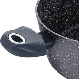 Каструля Bergner з кришкою 3.1 л 22х10 см чорна (BG-32021-MBG) - мініатюра 2