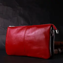 Шкіряна жіноча сумка GRANDE PELLE 26х15,5х3 см sum0023602 - мініатюра 10