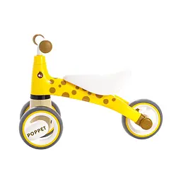 Дитячий триколісний біговел Poppet Жираф Лорі, жовтий (PP-1601Y) - мініатюра 3