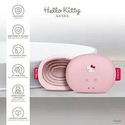 Електронна звукова маска тепло та холод GESKE Sonic Warm & Cool Mask 8 в 1 by Hello Kitty рожева - мініатюра 5