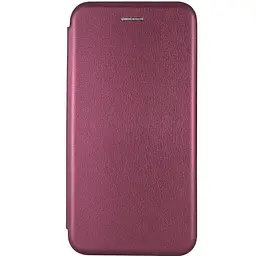 Шкіряний чохол-книжка Classy для Realme C55 Бордовий