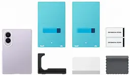 Чохол Samsung Fold 8 Wide Clear Case EF-QF971CTEGUA Transparency (7292259) - мініатюра 2