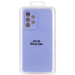 Чохол Silicone Cover Lakshmi Full Camera A для Samsung Galaxy A54 5G Бузковий / Dasheen, Full camera - мініатюра 5