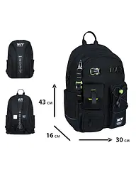 Рюкзак шкільний YES TS-43L Just Black (550480) - мініатюра 3