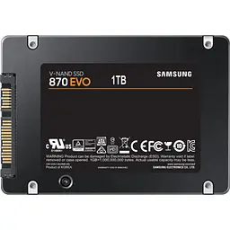 Накопичувач SSD 2.5" 1TB 870 EVO Samsung (MZ-77E1T0BW) - мініатюра 2