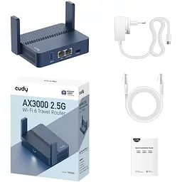 Маршрутизатор Cudy TR3000, AX3000 2.5G Wi-Fi 6 Router with USB - мініатюра 5