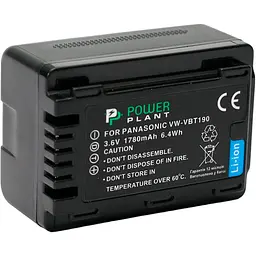 Акумулятор PowerPlant VW-VBT190 для Panasonic (DV00DV1412) [100675] - мініатюра 1