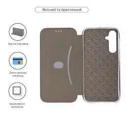 Чохол-книжка ArmorStandart G-Case для Samsung A35 5G (A356) Marsala - мініатюра 3