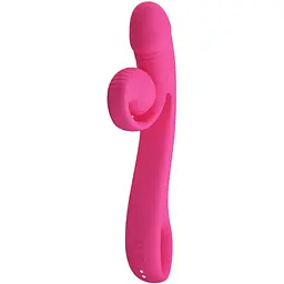 Вібратор Pretty Love Romance Beau Snail 23 см (рожевий)