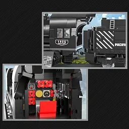 Конструктор Reobrix Паровоз (66801) [160765] - мініатюра 5