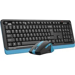 Комплект (клавіатура+мишка) A4Tech FG1035 USB Navy Blue - мініатюра 2