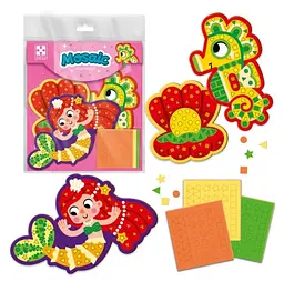 Набір для творчості Vladi Toys м’яка мозаїка Русалонька (українською)
