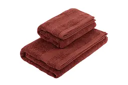 Рушник махровий Ardesto SuperSoft 50х90 см 100% бавовна теракотовий (ART2250RT)  - мініатюра 3