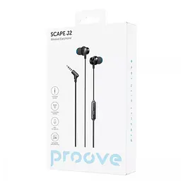 Навушники Proove дротові Scape J2 3.5mm чорні - мініатюра 2