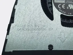 Вентилятор для ноутбука Asus ROG FX507Z, FA507R (DFSCK22D05883E-FP88), DC (12V, 1A), 4pin (для процесора/CPU) - мініатюра 3