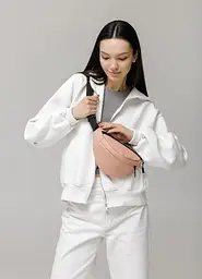 Поясна сумка бананка Sambag Urban SKH пудра 24 х 15 х 8 см (85151006) - мініатюра 2