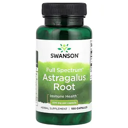Натуральна добавка Swanson Astragalus Root 470 mg Full Spectrum, 100 капсул - мініатюра 2