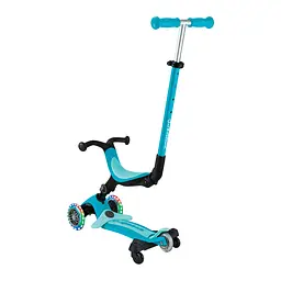 Самокат Globber Go Up Active Lights 360 колеса світяться до 20/50кг від 1 року блакитний (749-300) - мініатюра 5
