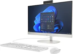 Моноблок HP 23.8 ProOne 240 G10 FHD IPS/Intel i3-N300/16GB/512SSD/UMA/DOS/Shell White (A55B6ET) - мініатюра 2