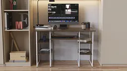 Комп'ютерний стіл Ferrum-decor Тім 75x120x60 білий ДСП Дуб Сонома Труфель 16мм (FRD-102297) - мініатюра 4