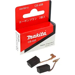 Щітки вугільні Makita CB-459 для GA4030, GA4530, GA5030, GA5030KSP3, JS1000, JS1601 (194722-3)
