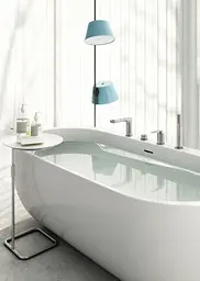 Змішувач на борт ванни Kohlman Experience chrome QB244E Хром - мініатюра 2