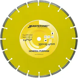 Алмазний диск відрізний - 400MM 16"16PGP Masterpac