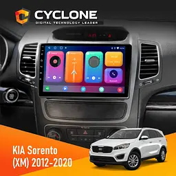 Штатна магнітола KIA Sorento 2012-2020 Cyclone C9-001 2x32 CPL Cyclone (НФ-00005163)