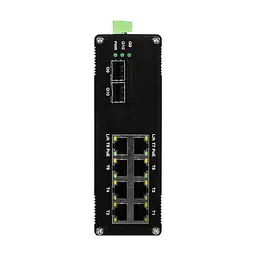 PoE-комутатор 10-портовий керований L2+ E-LINK LNK-IMC208-2.5GPM-SFP+ 2.5G з 8 портами PoE, 240W (73-00139) - мініатюра 2