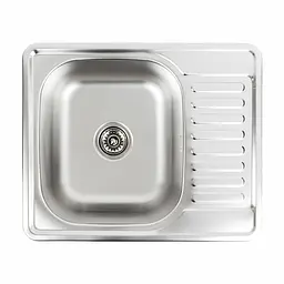 Кухонна мийка з нержавіючої сталі Valeso 5848 декор (0,8/180 мм), Decor - мініатюра 2