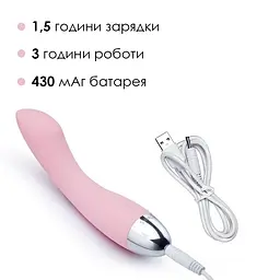 Вібратор для точки G Svakom Amy Pale Pink - мініатюра 4