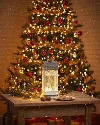 Новорічний нічник-ліхтар з ефектом метелика XMAS WDL-24074B (47704-10099_818) - мініатюра 9