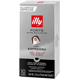 Набор кофе в капсулах ILLY Espresso Forte 100 капсул (10 п. х 10 шт.) - мініатюра 2