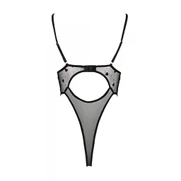 Еротичний боді з малюнком Passion LOVELIA Body black L/XL - мініатюра 6