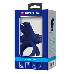 Віброкільце Pretty Love Powerful Vibro Butterfly Cock Ring - мініатюра 8