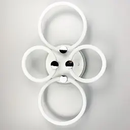 LED люстра з кільцями, що розсіює світло на 360° Line.F A 2838/2+2 RGB LED