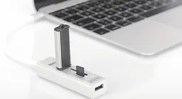 Digitus Сетевой концентратор OTG USB 2.0 типа С - мініатюра 3