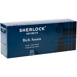 Чай чорний Sherlock Secrets Rich Assam 50 г (25 шт x 2 г) - мініатюра 5