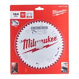 Диск пиляльний по алюмінію Alu PFTE MILWAUKEE, діаметр 184х30х2,4мм, 54 зуб. - мініатюра 2
