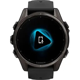 Смарт-годинник Garmin Fenix 8 AMOLED Sapphire 43mm Carbon Gray DLC Titanium with Black/Pebble Gray Silicone Band (010-02903-21) [115064] - мініатюра 7
