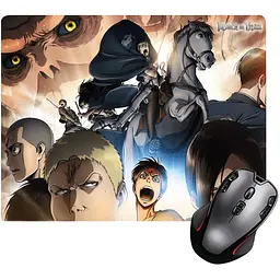 Ігрова поверхня Nextprint Армін на коні Атака титанів великий - Attack on Titan 300 х 250 мм (14919)