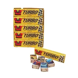 Жувальна гумка Turbo NEW Soft Bubble Gum No Sticking зі смаком tutti frutti упаковка 5 штук 22.5г - мініатюра 5