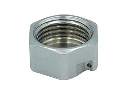 Заглушка RAFTEC 1 1/2" латунь, РВ, DN40, під пломбу, нікель, ZV05